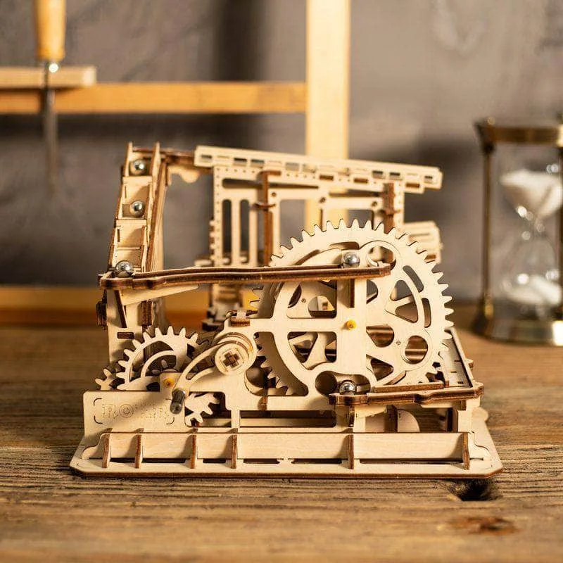 ROKR 3D DIY Wooden Puzzle LK602 Printing Press Mechanical ModelKit
