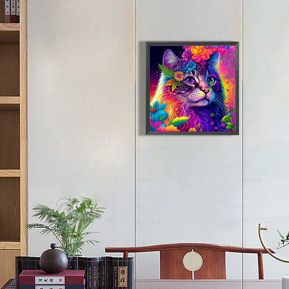 Diamond Painting - Full Round Drill - Cat(30*30cm)