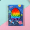 Novelty Pressure Release Cartoon A5 Portable Writing Paper Notebooks Adult Student Kids Cute Stationery Gift