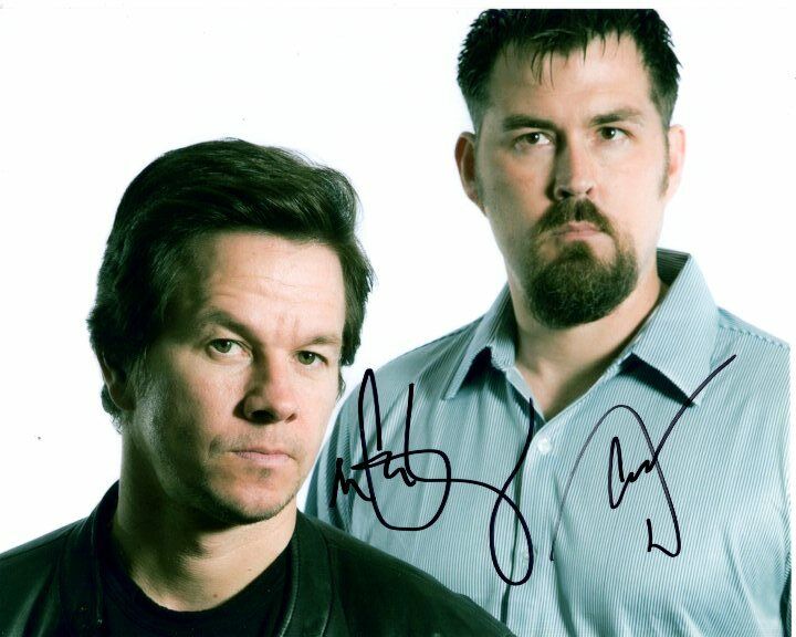 MARK WAHLBERG and MARCUS LUTTRELL autographed signed LONE SURVIVOR Photo Poster painting