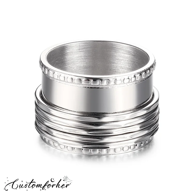 Spinner Ring with Five Spinners