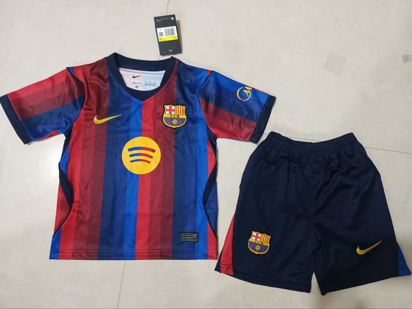26/27 Barcelona Home Kids Kit Football Jersey Thai Quality