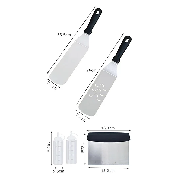 SAKER® BBQ Spatula and Holder Set