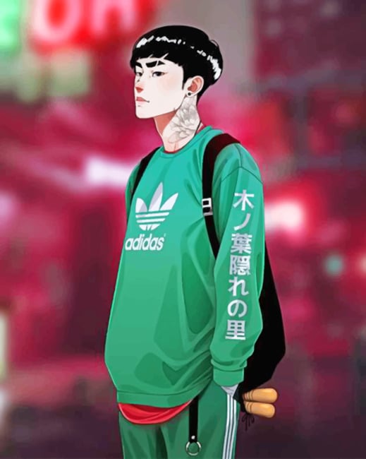 

Aesthetic Rock Lee – Paint By Numbers - 40*50CM, 501 Original
