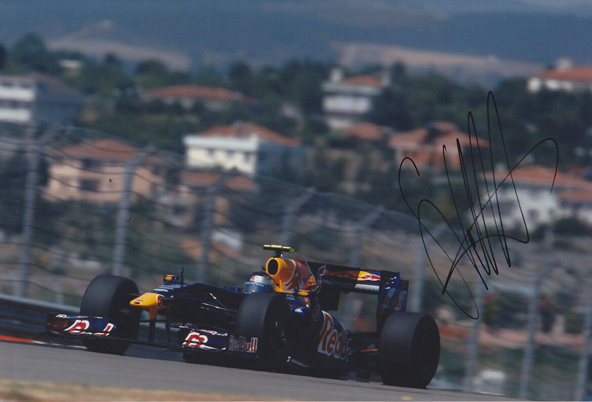 Sebastian Vettel Hand Signed Photo Poster painting 12x8.