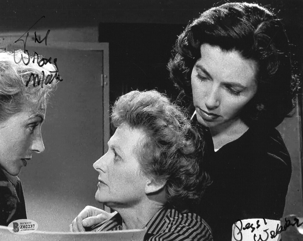 Peggy Webber Signed The Wrong Man Miss Dennerly 8x10 Photo Poster painting w/Beckett Z02237