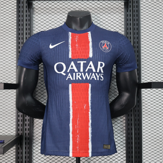 24/25 PSG Paris Saint Germain Home Player Version Football T-Shirt Thai Quality