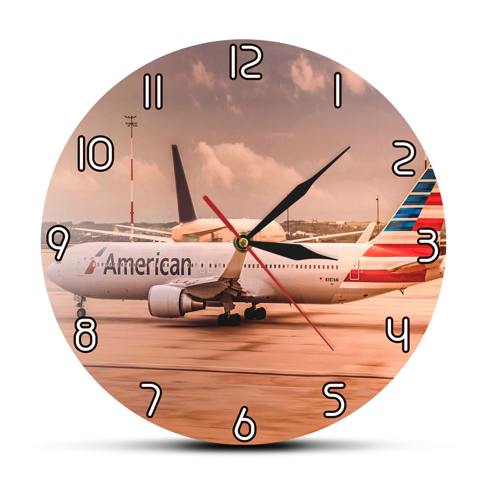 

Aviation Flying Plane Fighter Jet - Frameless Acrylic Wall Clock, 501 Original