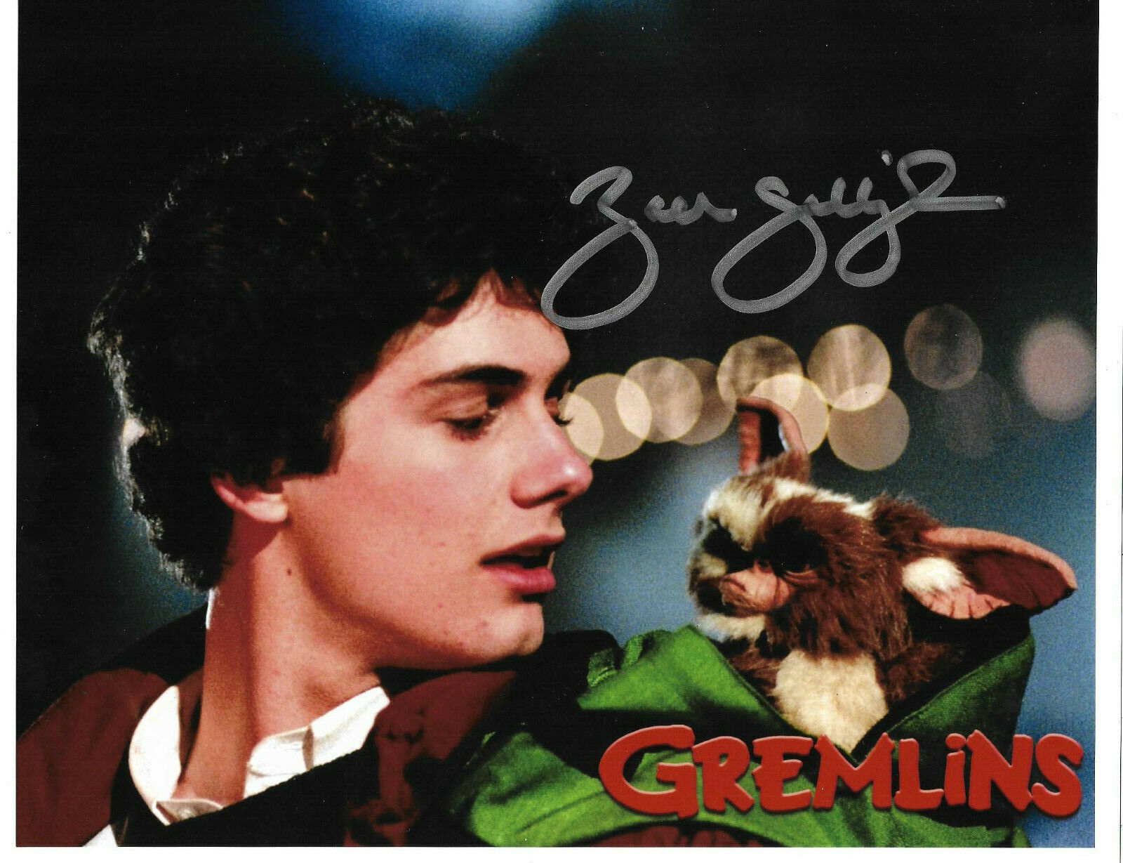 Zach Galligan Authentic Signed 8x10 Photo Poster painting Autographed, Billy Peltzer, Gremlins