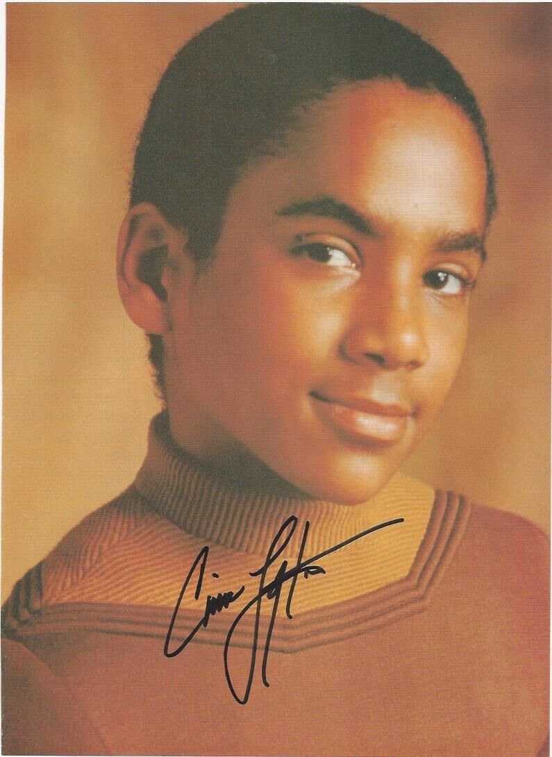 Cirroc Lofton - Star Trek DS9 signed Photo Poster painting