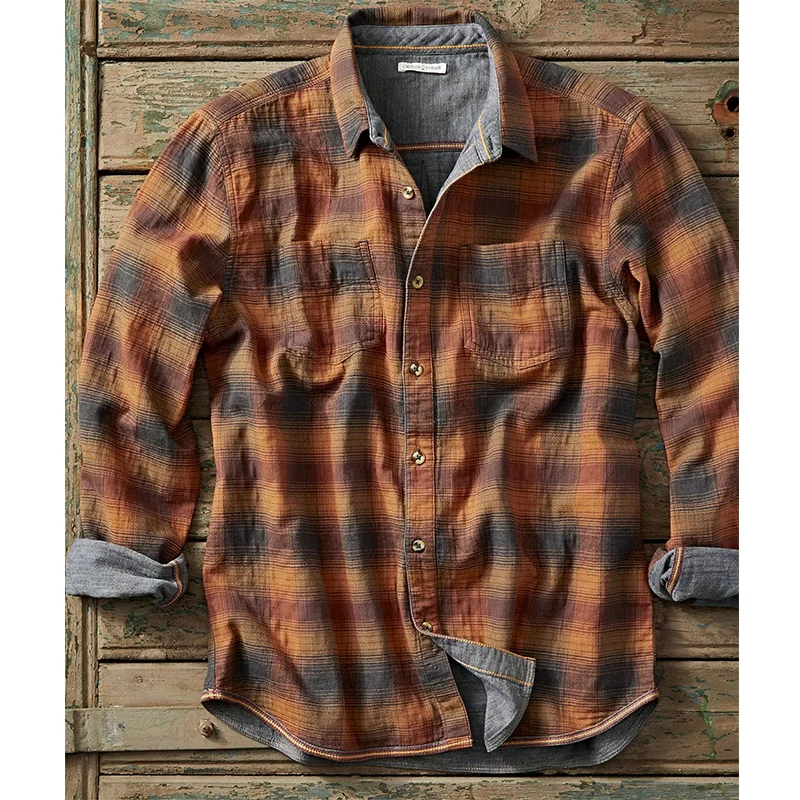 Pre-sale Casual all-match check shirt