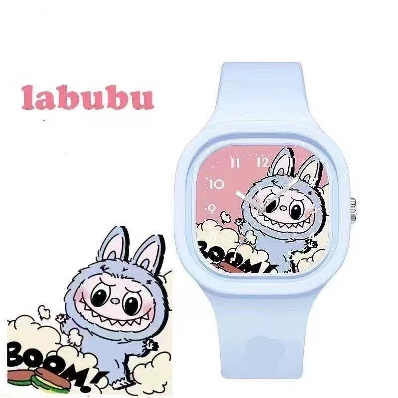 New Jelly Square Silicone Skin Feeling Quartz Watch High Color Value Children Student Watch In Stock