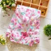 Kid Baby Girls Coat Spring Cotton  Flowers Dot Jacket Cardigan