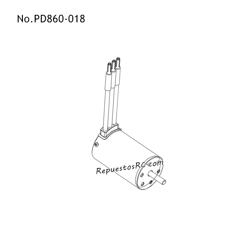 PD RACING TR10-4S Piezas 4S Motor PD860-018