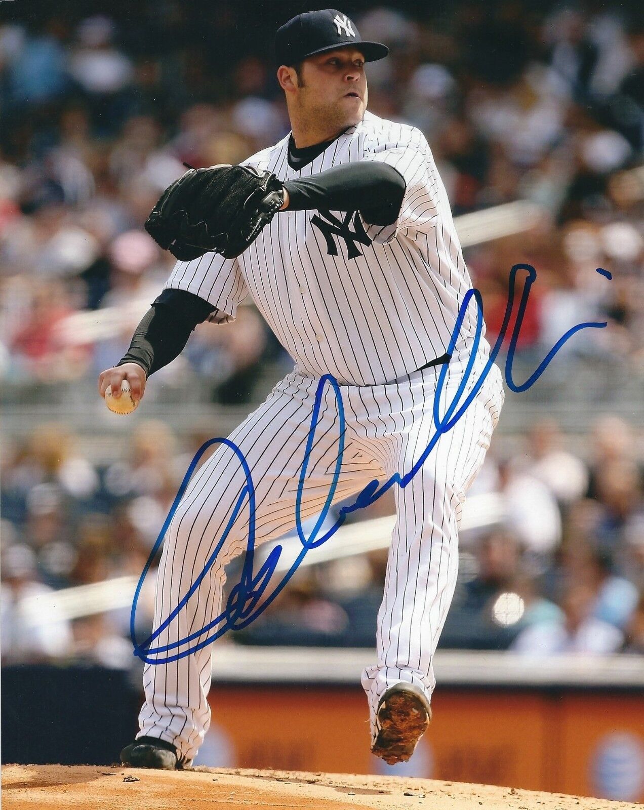 Signed 8x10 JOBA CHAMBERLAIN New York Yankees Autographed Photo Poster painting - COA