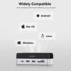 ORICO MiniDock MacMini M4 Desktop Storage Expansion Vertical Bracket Suspended Heat Dissipation Base Typec Expansion Dock Multi-Interface Solid State Drive 512G/1T/2T/4T