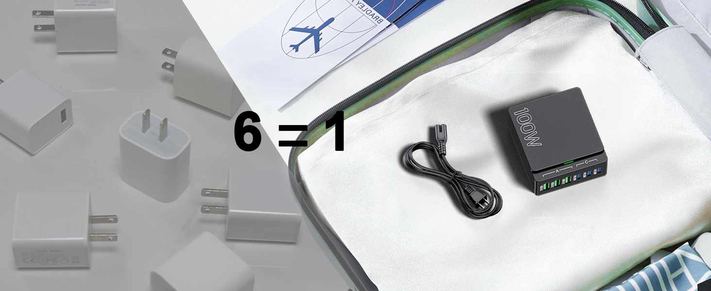 small and lightweight travel charger