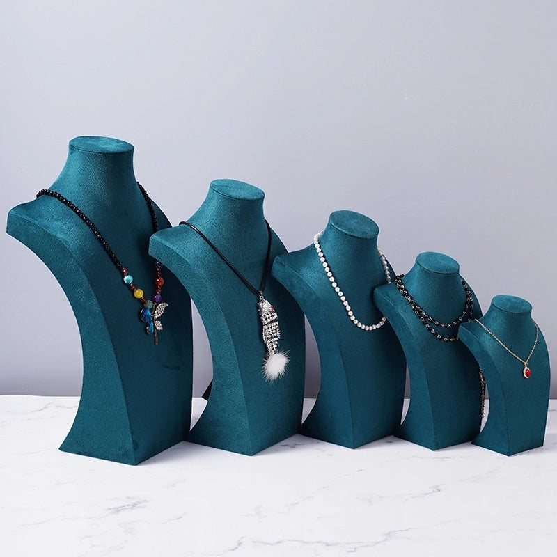 1 Piece Velvet Minimalist Solid Color Jewelry Display