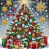 Christmas Tree - Crystal Rhinestone Diamond Painting