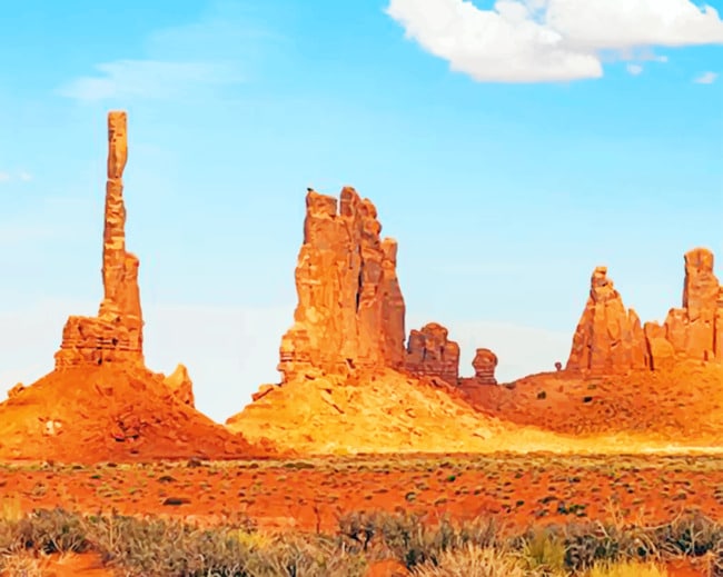 

Monument Valley Desert – Paint By Numbers - 40*50CM, 501 Original