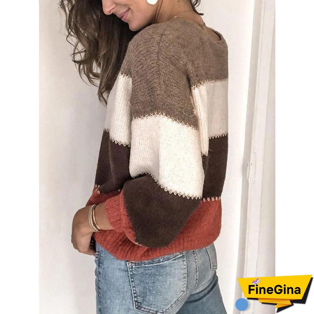 Loose Long Sleeve Casual Sweater