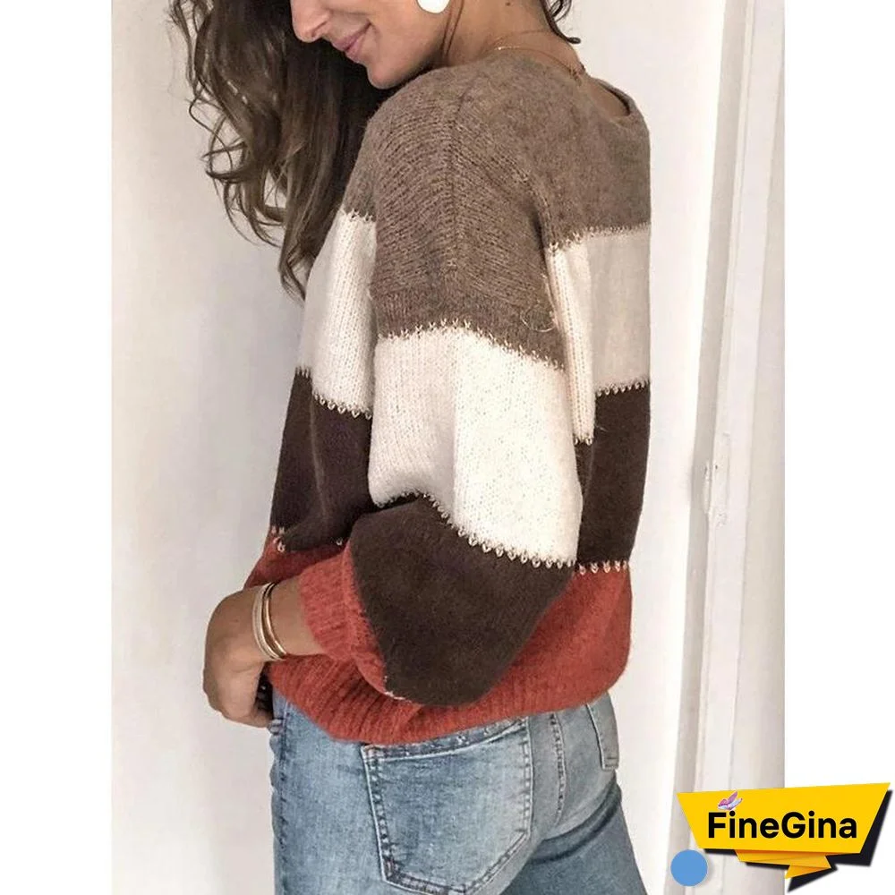 Loose Long Sleeve Casual Sweater