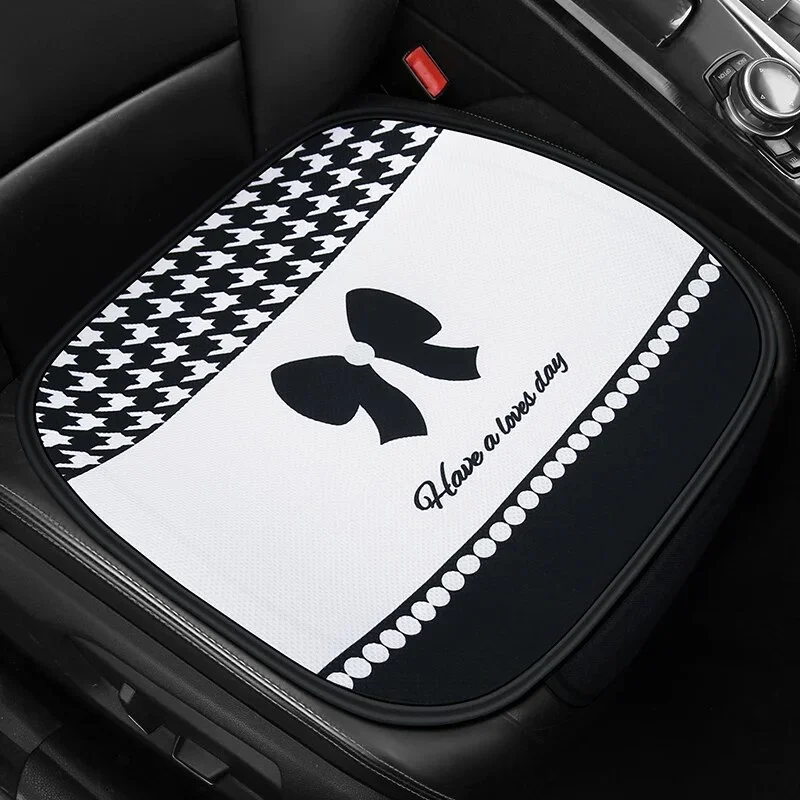 New Bow Breathable Cushion Anti-slip, Wear Resistant, Four Seasons Universal Car Seat Cover