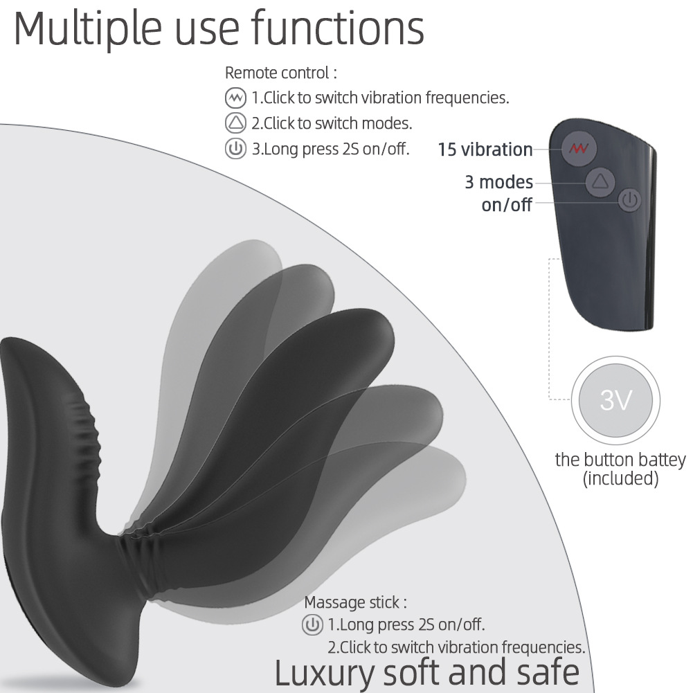 Wireless Remote Control Prostate Exerciser for Enhanced Pleasure