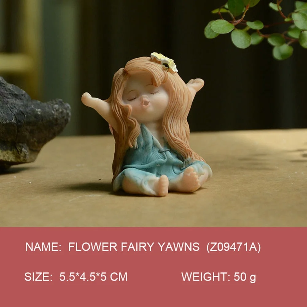 Everyday Collection cute baby Figurine Fairy Garden Decoration Angel miniature home Ornament girl Festival gifts