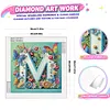 Butterfly Flower M 5D Partial Drill DIY Diamond Painting Kit 30*30cm