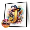 Diamond Painting -DIY Full Square Drill Harry Potter Letter J(35x35cm)