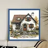 Cabin-11CT Stamped Cross Stitch 40*40cm/15.75*15.75in