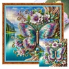 (Multi-Style) Flower Animal-18CT Stamped Cross Stitch  30*30cm/11.81*11.81in