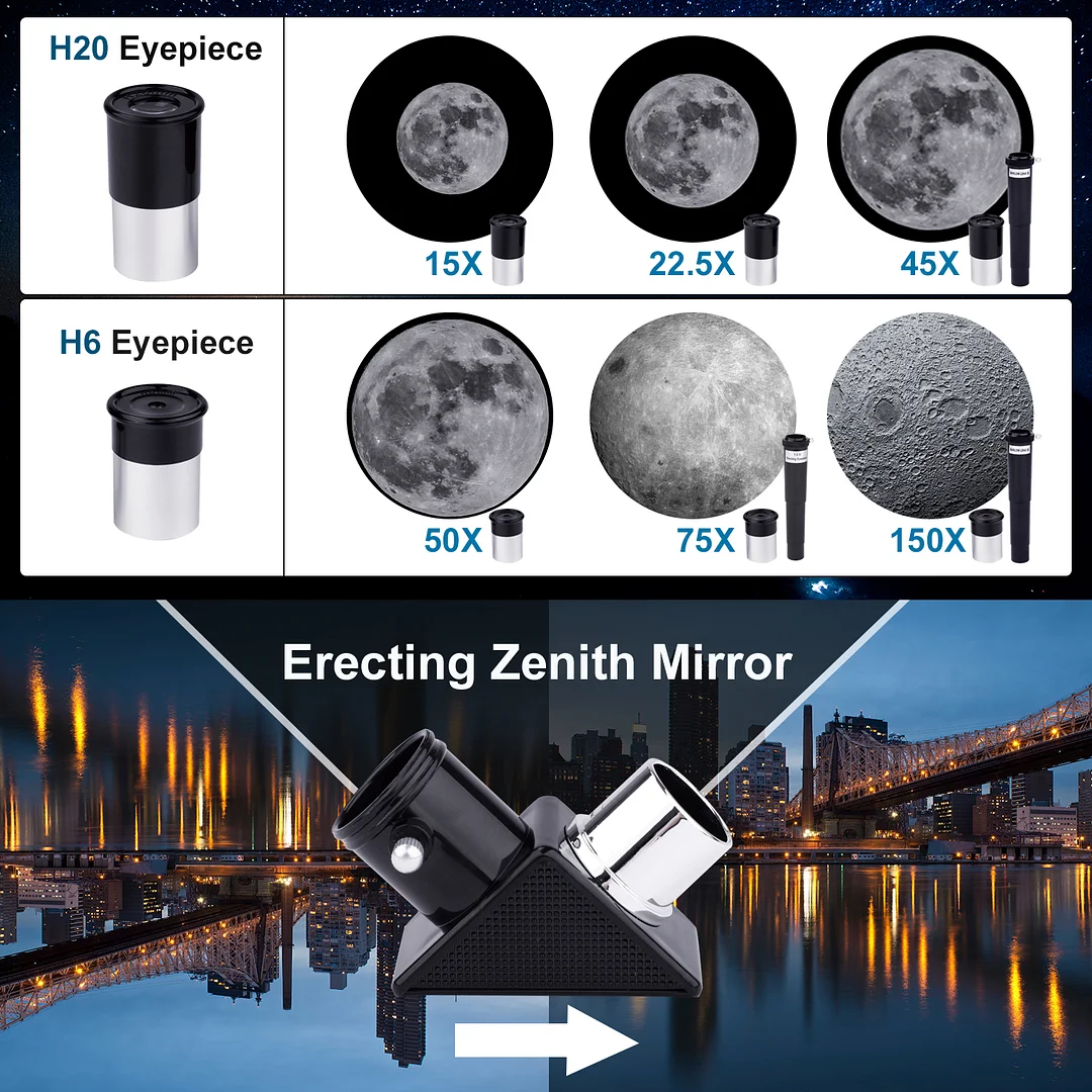 BEBANG Telescopes for Kids,Adults Beginners,70MM Astronomical Telescopes for Phone,with Wire Shutter,Tripod, Backpack,Perfect Gift for Kids