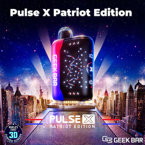 Geek Bar Pulse X Patriot Edition 25000 Puffs Disposable Vape Wholesale GEEK BAR OPVape