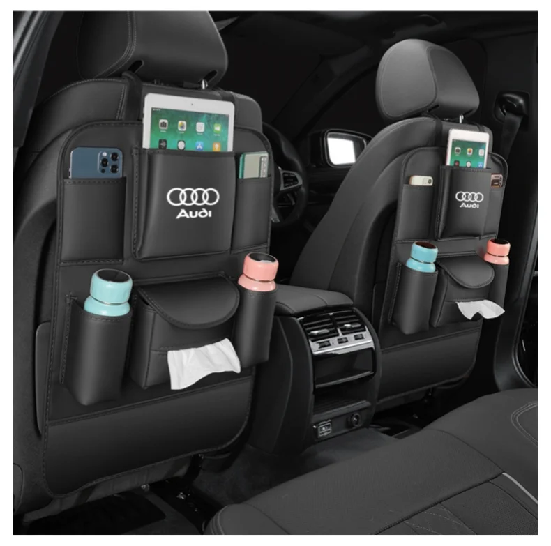 Car seat back storage bag