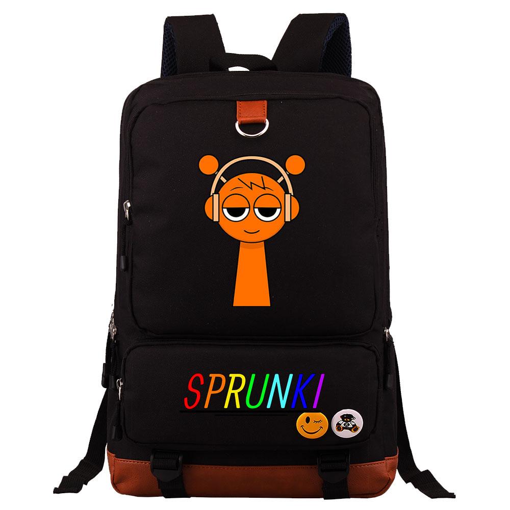 Mayoulove Sprunki Backpack Lightweight Design Perfect for School and Outdoor Activities-Mayoulove