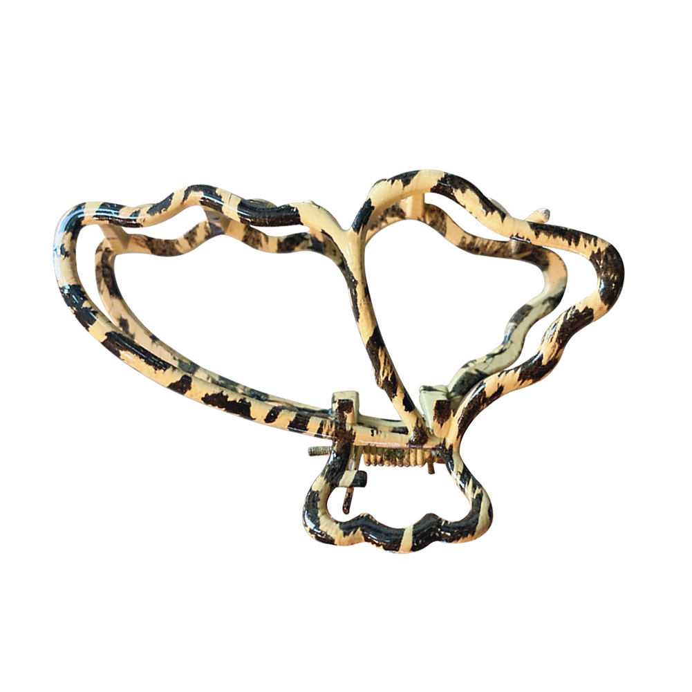 

Korean Leopard Pattern Hair Claw Clamps Metal Women Hairpin Crab Headwear, 501 Original