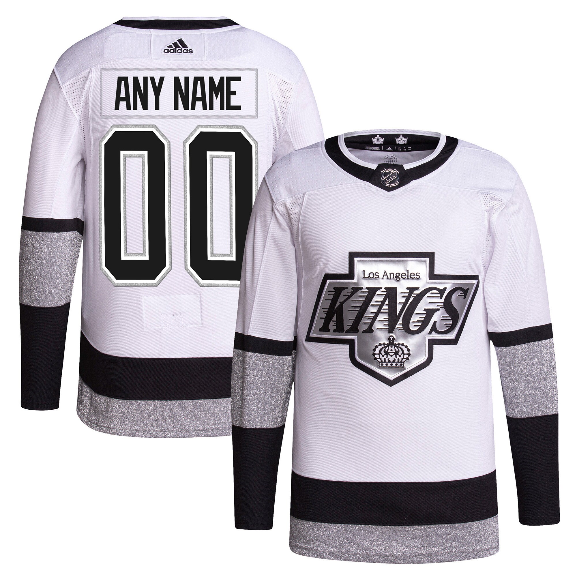 Los Angeles Kings   Alternate 2021/22 Primegreen  Custom Jersey – White mysite