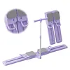 Foldable Fitness Ski Machine Pelvic Floor Muscle Strengthener With Handle Pelvic & Hip Exercise Equipment Multi-Function Silent Sliding Abdominal Board for Leg Pelvics Floor Muscle Workout