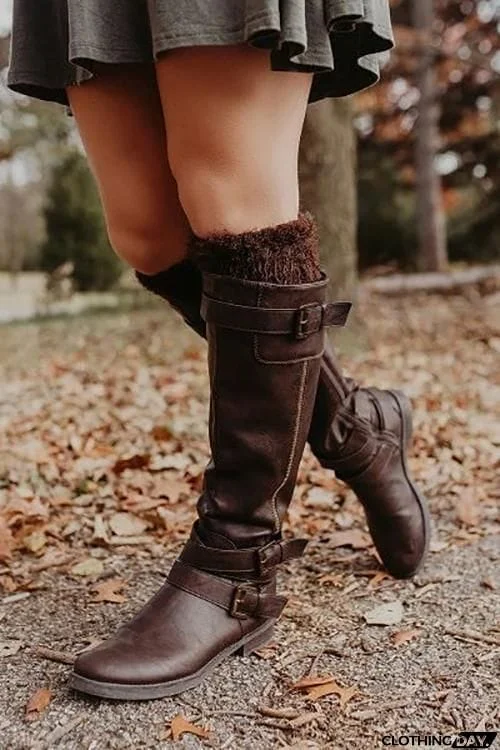 Silky Feather Pattern Topper Boot Cuffs