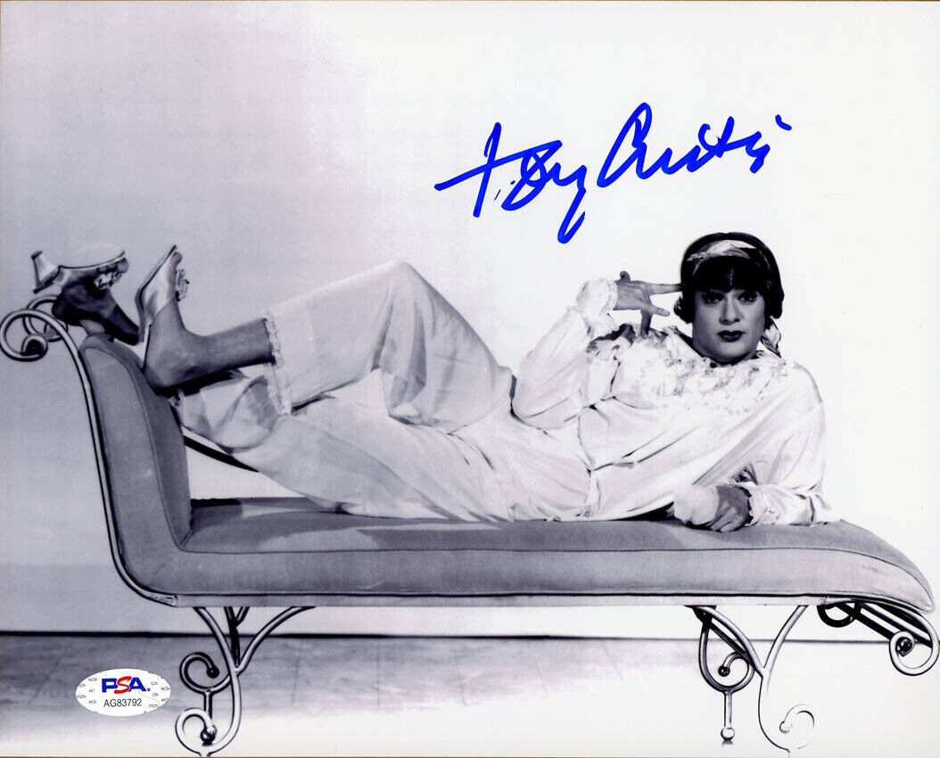 Tony Curtis SIGNED 8x10 Photo Poster painting Some Like It Hot PSA/DNA AUTOGRAPHED Jack Lemon