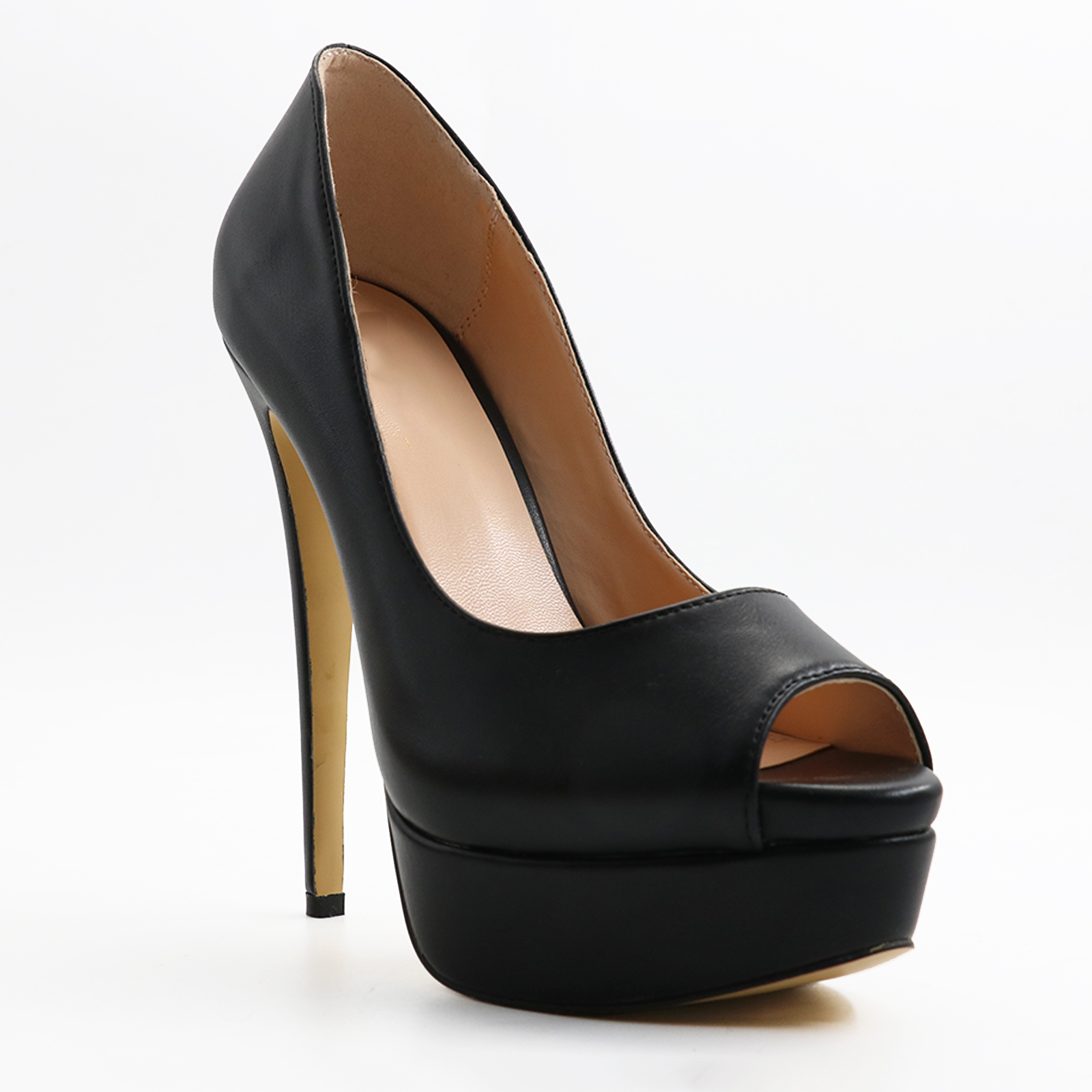 5.9" Platforms Sky High Heels Matte Pumps-vocosishoes