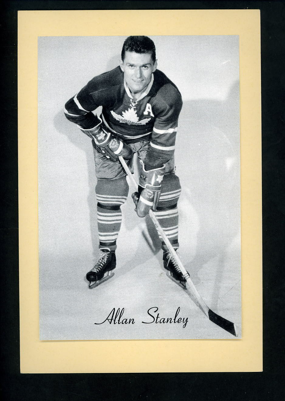 # 453 B correct Allan Stanley 1944-63 Beehive Group 2 Photo Poster paintings Toronto Maple Leafs