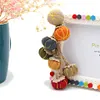 Harvest DIY Building Block Photo Frame Kit,Creative Handmade Assembled Photo Frame Handmade Craft Gift Home Tabletop Display Decor