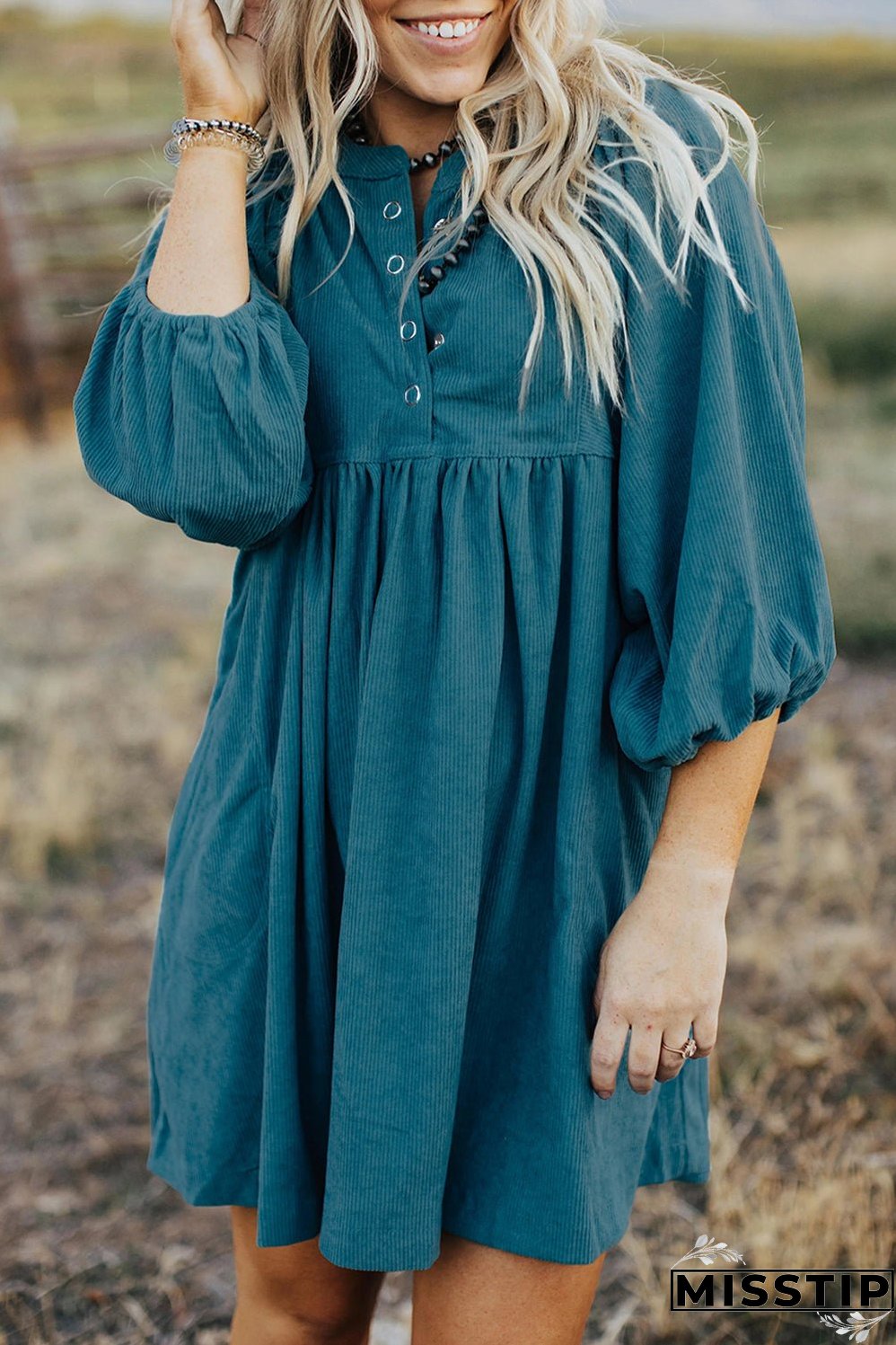 Casual Maternity Corduroy Dress