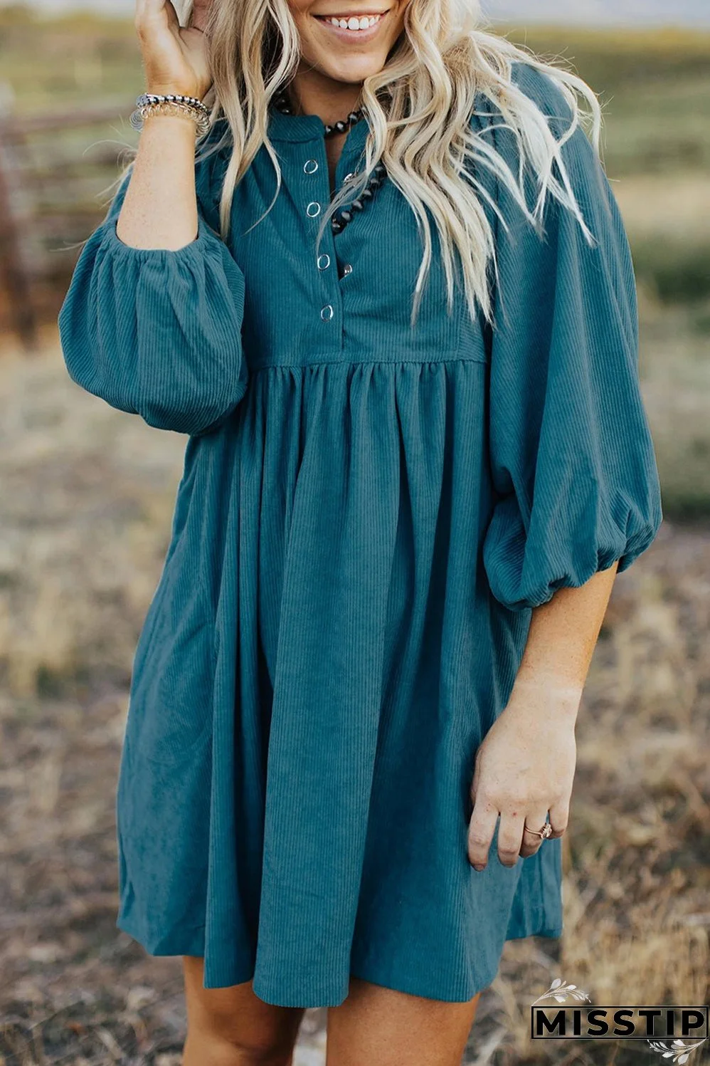 Casual Maternity Corduroy Dress