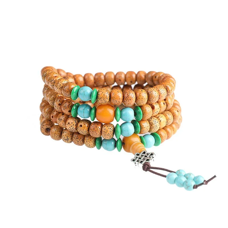 Bodhi Seed 108 Beads Mala Blessing Bracelet Necklace
