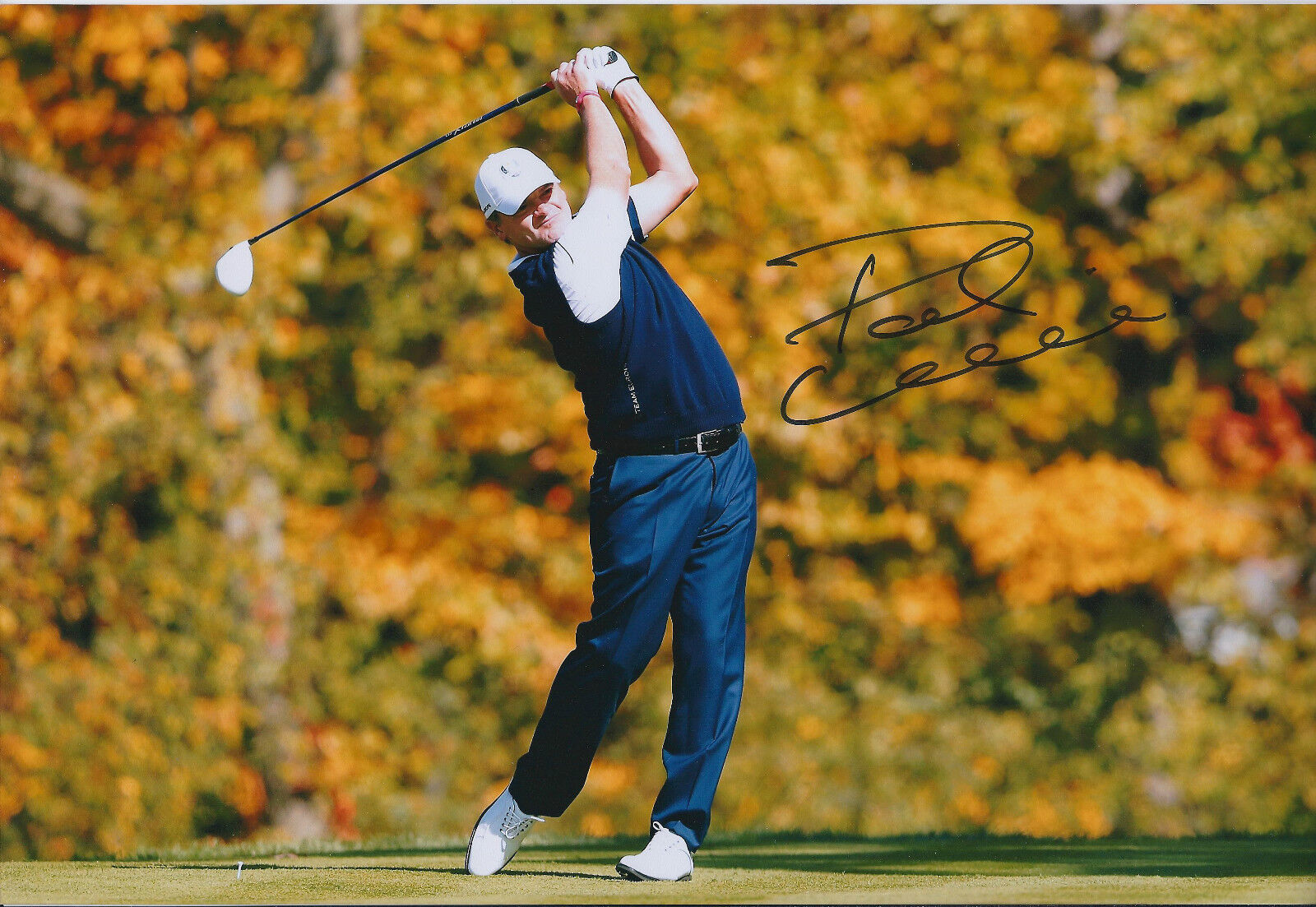 Paul LAWRIE SIGNED Autograph 12x8 Photo Poster painting AFTAL COA Ryder Cup Winner