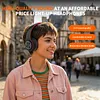 Bluetooth-compatible 5.3 Wireless Over Ear Headset with Colorful LED Lights Wireless Headphones HiFi Stereo Headphones for Classroom Home Office PC Mobile Phone Adults